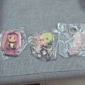 Anime Character Keychains Set